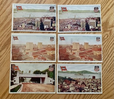 Wabash Union Pacific Postcards (6) Circa Early 1900s Very Nice 