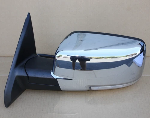 *READ* 2010-2012 Dodge Ram 1500 LH Driver Door Mirror Side View OEM CHROME