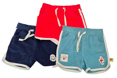 MARKS & SPENCER Boys Girls Harry Potter 3 Pack Towelling Shorts Set 9-12 Mnth