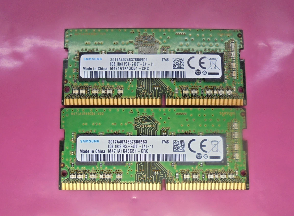 Samsung Computer PC4-19200 (DDR4-2400) Bus Speed RAM 2 Modules for