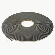 Low-Density PVC Foam Tape Single-Sided SCF-01 1/4"x75ft x1/8" Thick Black