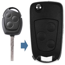 Klapp Schlüssel UMBAU Gehäuse Fernbedienung HU101 Rohling für FORD 3 Tasten