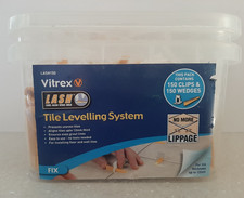 Vitrex Tile Levelling System 150 Pack Clips Wedges Starter Kit *FREE Delivery*