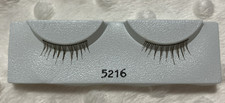 UNBRANDED 5216 LONG Upper Doll Eye Lashes DARK BROWN 3/4"  Multi 1/4"to 3/8" 