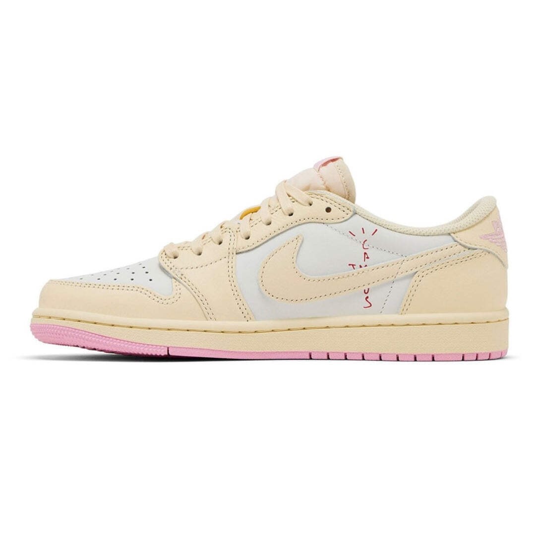 IQ7604 100 Air Jordan 1 Retro Low OG SP Travis Scott Shy Pink | eBay
