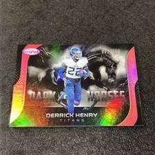 2021 Panini Certified Dark Horses Derrick Henry #DH-4 Mirror Pink (#’d 062/199)