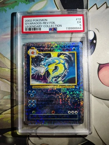 Gyarados 12/110 Legendary Collection Reverse Holo PSA 5 EX Pokemon 2002