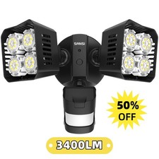 SANSI 30W Motion Sensor LED Security Lamp IP6...