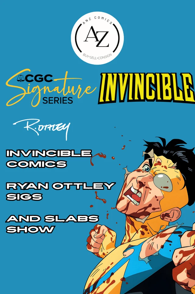 RYAN OTTLEY SIGS+ INVINCIBLE COMICS + SLABS SHOW + FREE SHIPPING