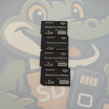 LOT of 4 SONY MemoryStickPRODuo - 2GB - MagicGate - Untested - GC435