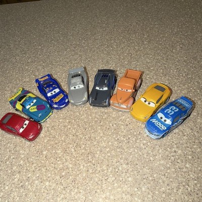 Disney Pixar Cars Mattel Diecast Lot of 10 Lightning McQueen Bruce Miller Mater