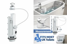 Siamp Optima 50 Universal Dual Flush Cistern Valve Cable Operated Toilet Cistern