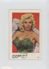 1962 Dutch Gum Serie N Jayne Mansfield #72 0mg4
