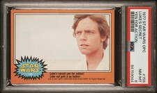 1977 O-PEE-CHEE OPC STAR WARS #158 LUKE SKYWALKER YEN FOR ACTION PSA 8 NM-MINT