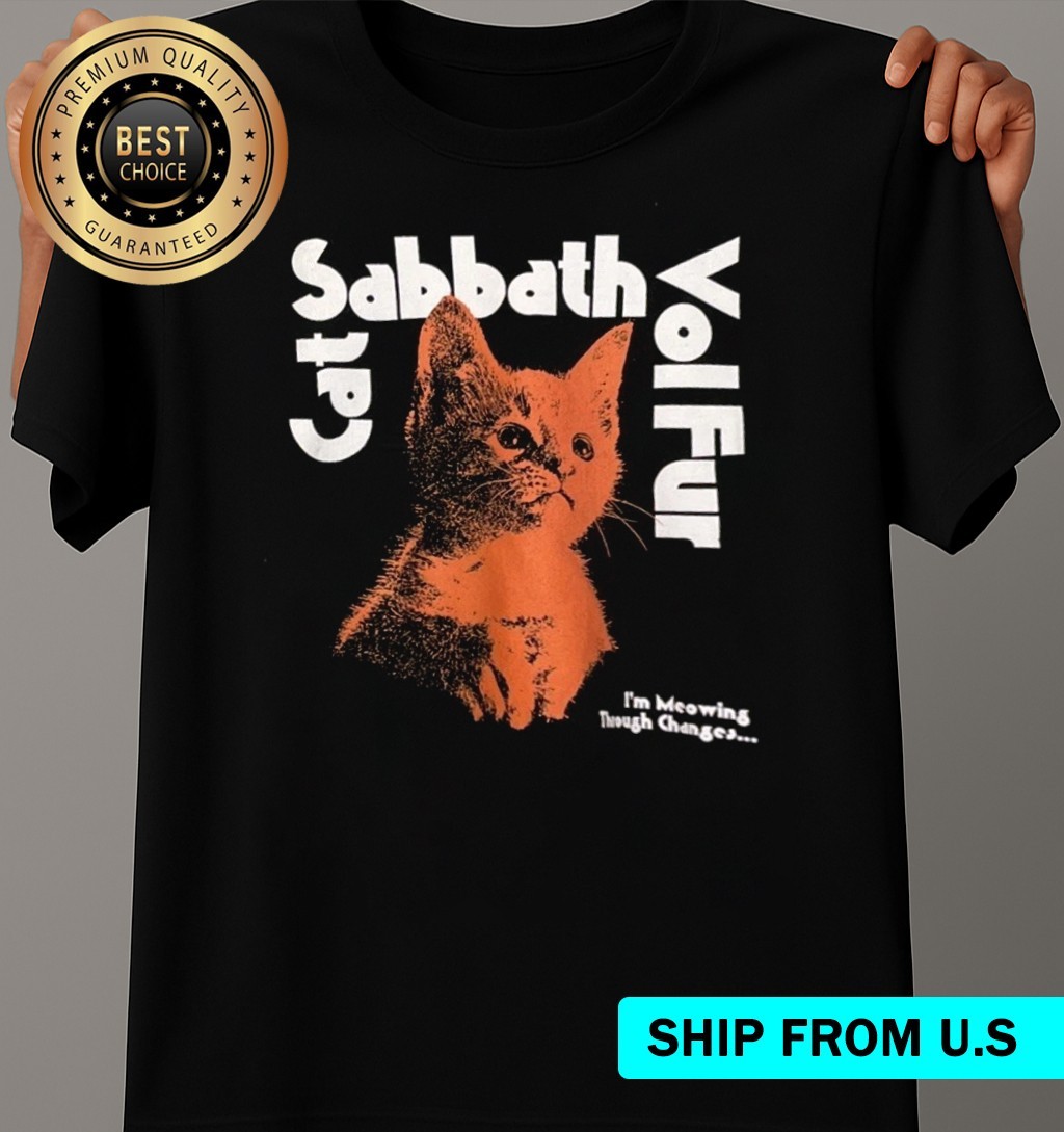 Black Sabbath Cat Sabbath Vol T-Shirt LW6889