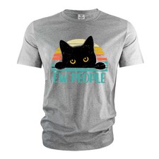 Cat Funny T-Shirt Cute Cat Tee Ew People Shirt Introvert cat owner Gift Ideas