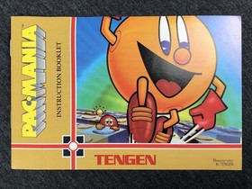 Pac-Mania Pac Mania - NES Nintendo Tengen - Manual Only - Good+ - SAFE SHIP!