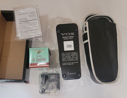 Vox Original Wah Wah Pedal V847-A Very Good Condition, in Orig Box w/Adaptor