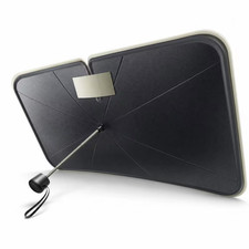 Dual Layer Car Windshield Sun Shade Umbrella Air Cooled Sun Protection 99 Percen