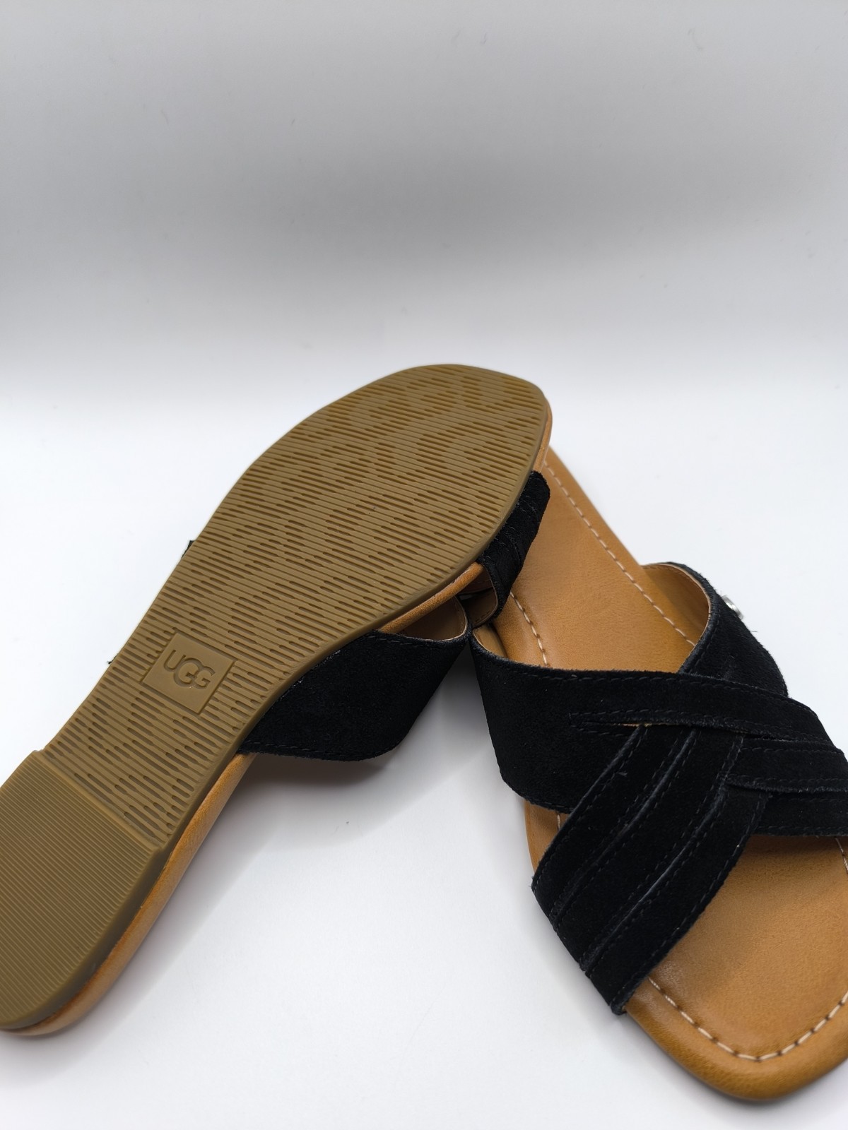 Brand New Ugg Kenleigh Slides Beautiful Womens UK Size 3 Sliders image 2
