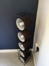MADE.com Ozzy 5-Light Floor Lamp with Metal Cage & Round Shades- Black RRP £150