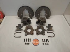 94-04 Mustang Rear Brake Calipers Swap Over 79-93 Fox Brackets Flanges Anti Moan