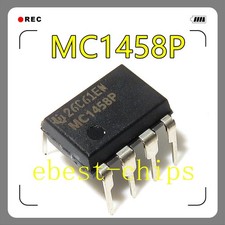 5PCS MC1458P1 DUAL OPERATIONAL AMPLIFIERS DIP8 new #ea