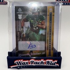 2022 Luminance Kenneth Walker III  Gold RC Auto 9/100 Jersey Match MVP