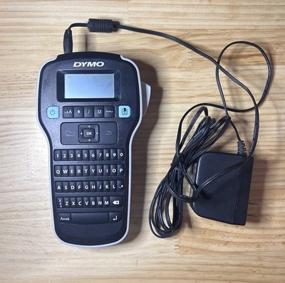 DYMO LabelManager 160 Handheld Label Maker Black White Keyboard Powers On