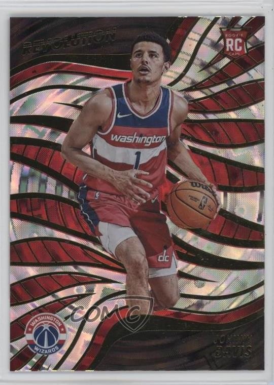 2022-23 Panini Revolution Rookies Fractal Johnny Davis #114 18rc