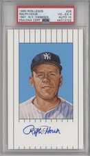 PSA/DNA 1990 Ron Lewis 1961 New York Yankees /10000 Ralph Houk #26 1q7