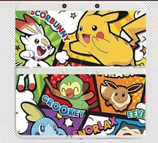 Nintendo New 3DS Replacement Housing Shell - Colorful Pok mon Cartoon Collage