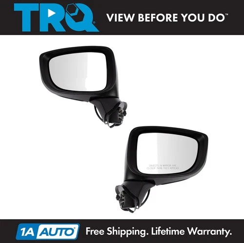 TRQ Mirror Set Fits 2017-2018 Mazda 3