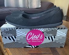 Women  s Skechers Stretch Fit  What A Move  Memory Foam Flats, Vegan, Size 8