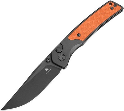 Bestech Knives Icebreaker Button Lock Folding Knife Black