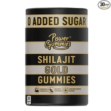 Power Gummies Shilajit Gummies for Energy and Vitality with Shilajit, Pack of 30