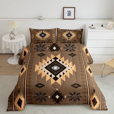Western Bedding Set King Size, Southwestern Aztec Comforter Set Boys Girls Bo...