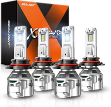 9005 9006 LED Headlight Bulbs 60000LM 6500K   Compatible Replacement