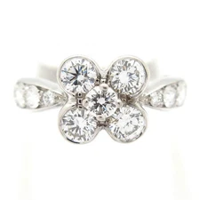 Van Cleef & Arpels Onbell - 18K White Gold Diamond B****** Ring