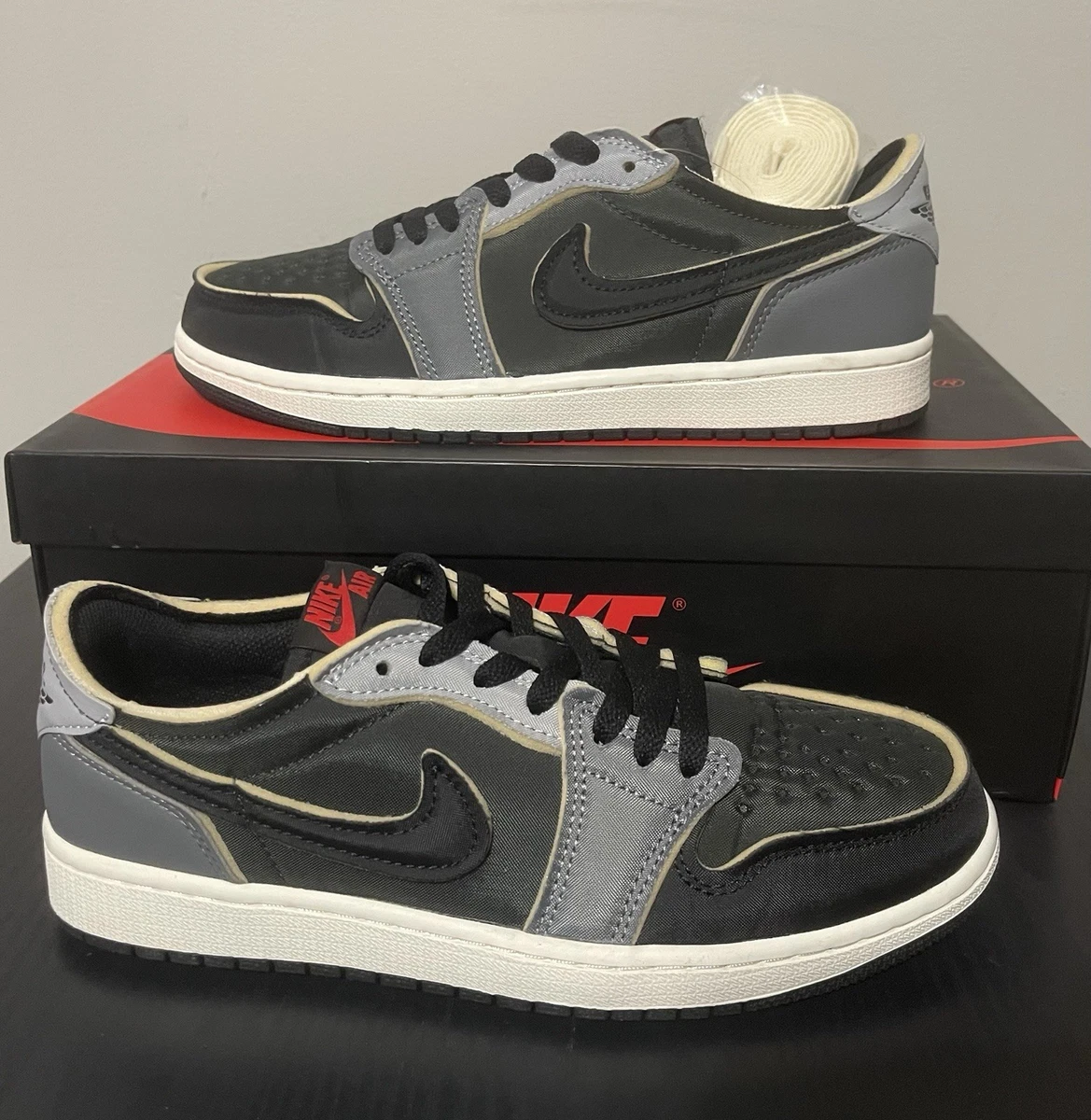 Nike Air Jordan 1 Retro Low ブラック/グレー Jordan 1 Retro Low Dark Grey Black | eBay