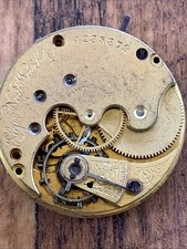 Antique 1891 Elgin Grade 94 Model 1 Pocket Watch Movement 6s 11j For Parts/repai