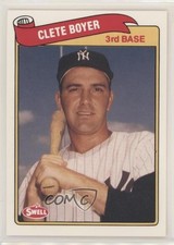 1989 Swell Baseball Greats Clete Boyer #94 uq5
