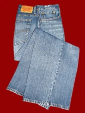 Levi's 569 Jeans Mens 40x30 Mid-Dark Wash 5-Pocket 100% Cotton Bootcut Relaxed