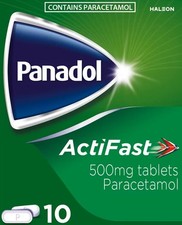 PANADOL ACTIFAST  PAIN RELIEF 10 TABLETS