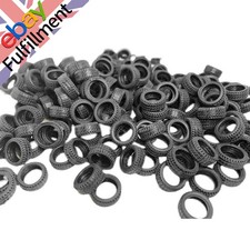 50Pcs/lot 1/32 Model Car Rubber Tires 20mm Diorama Tyres Tires Display Scene
