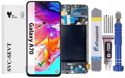 Original OEM Für Samsung Galaxy A70 A705 Display Bildschirm LCD +Rahmen