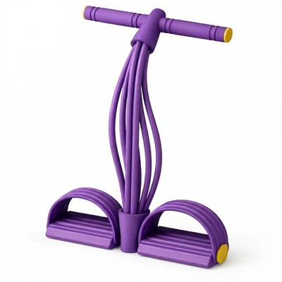 Bauchtrainer 6-Band Widerstandsband Bauchmuskeltrainer Ganzkörper Training