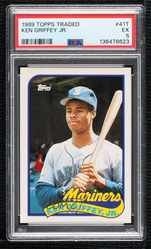 1989 Topps Traded Box Set Ken Griffey Jr #41T PSA 5 Rookie RC HOF