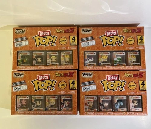 Lot Of 4 Funko Bitty Pop!: Dragon Ball Z 4-Pack Series 2.  Full Set