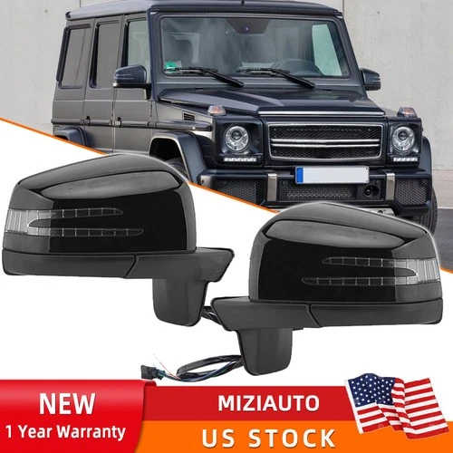 Side Mirrors Set For Benz G Class G500 G55 G63 W463 Rear View Mirror Assembly